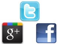   Google, Facebook  Twitter       